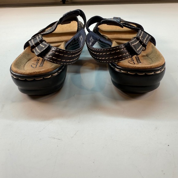 Clarks Women's Strappy Sling-Back Sandals Size 7 Comfort Casual - Picture 6 of 6